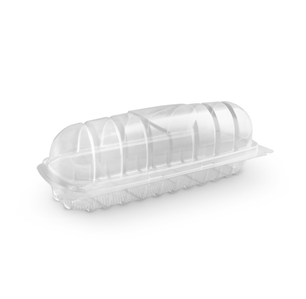 Hot Dog Container Clear-small 500pcs – Al Afrah Plastic Product Trading