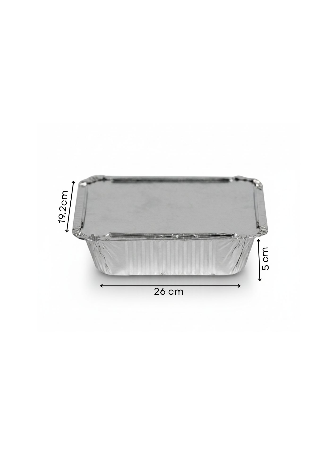 Aluminium Container – 83185 (400pcs) measure