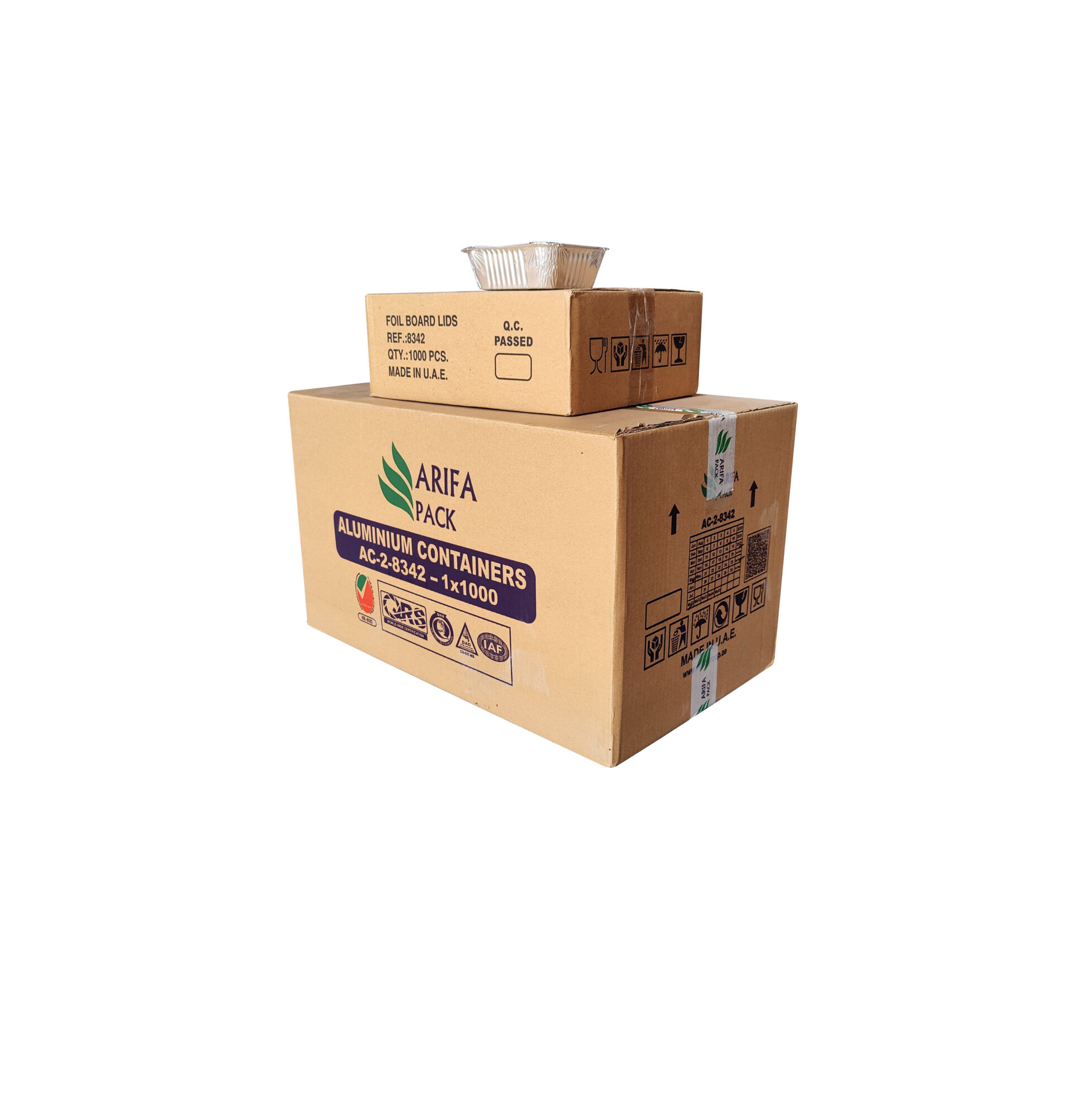 Aluminium Container – 8342 (1000 pcs)