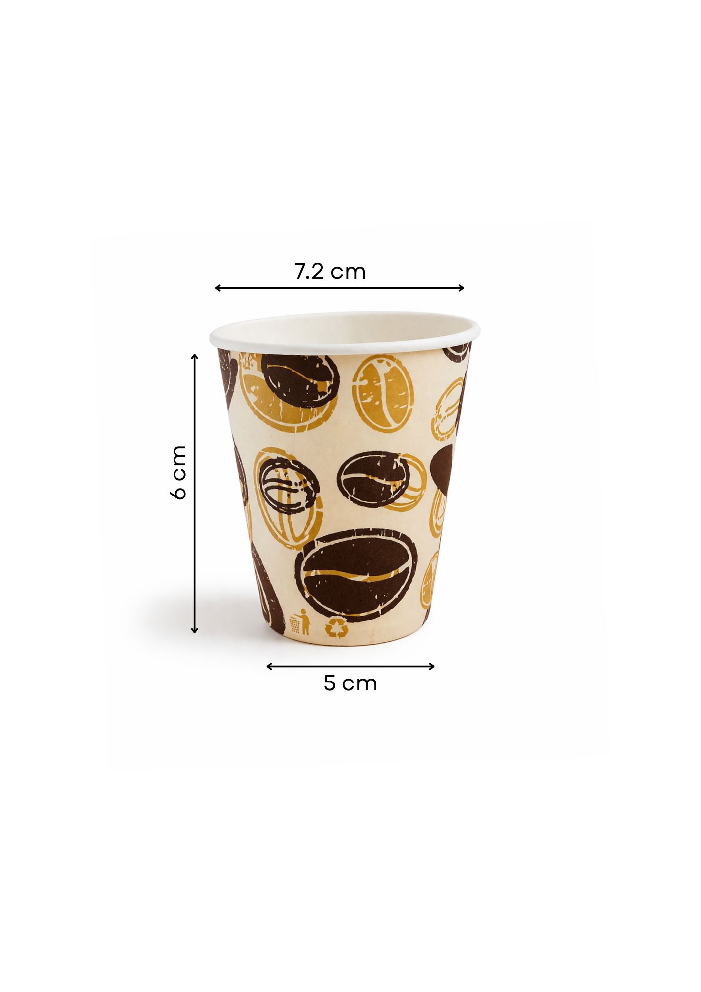 Paper Cup – 6.5oz HD (1000pcs) measure (1)