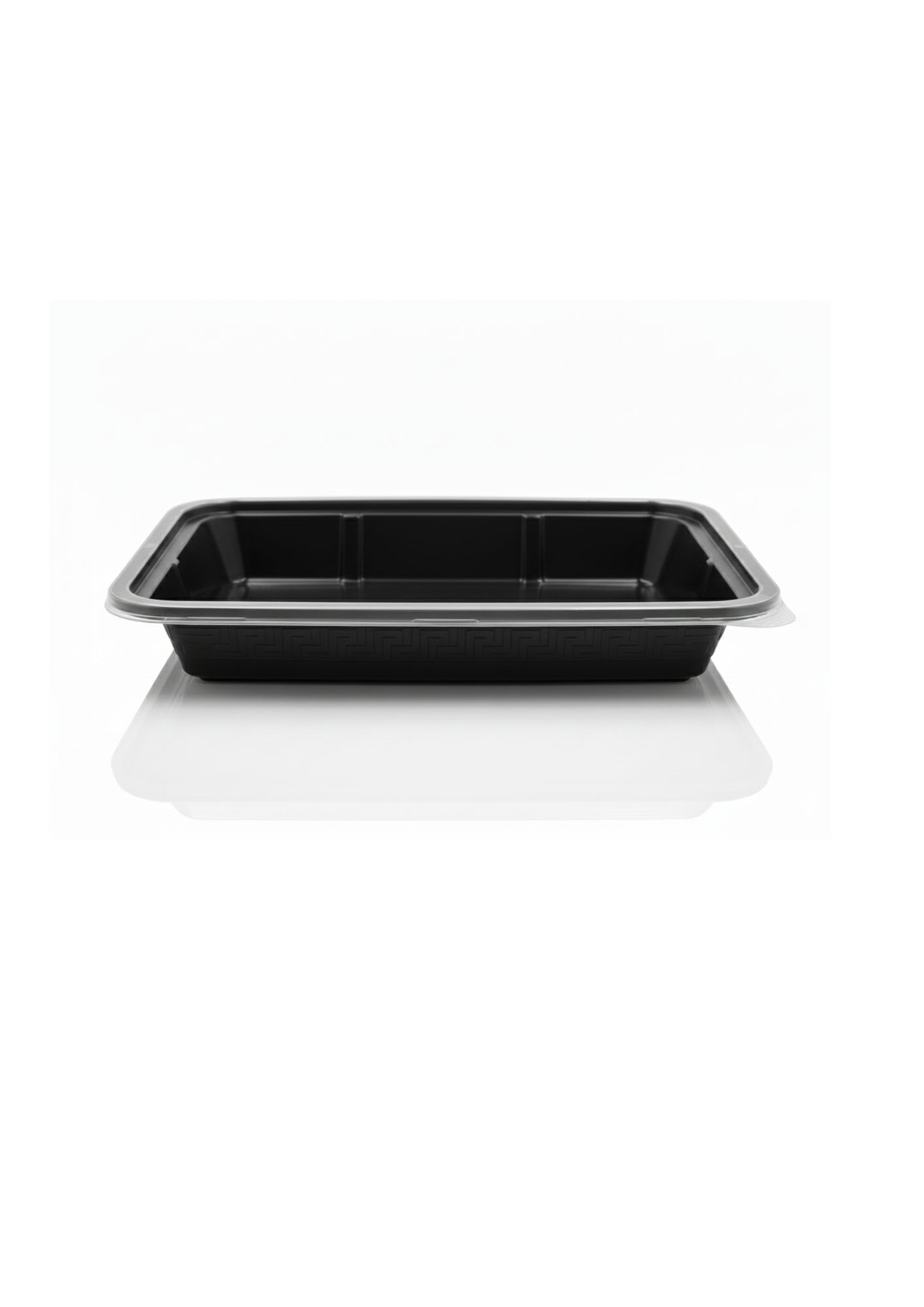 Black Rectangle Container - RE24 - Al Afrah Plastic Product Trading