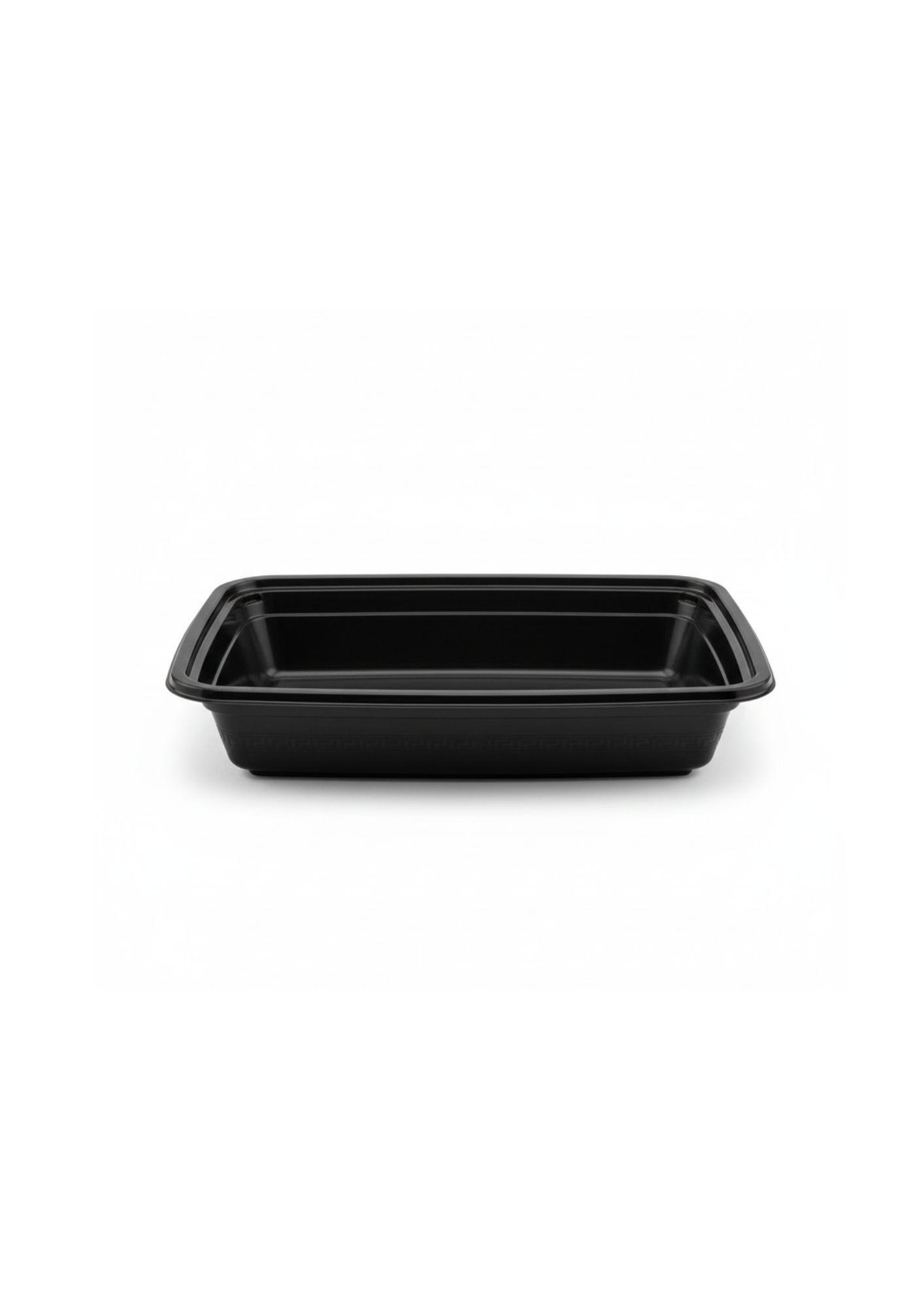 Black Rectangle Container - RE28 without lid