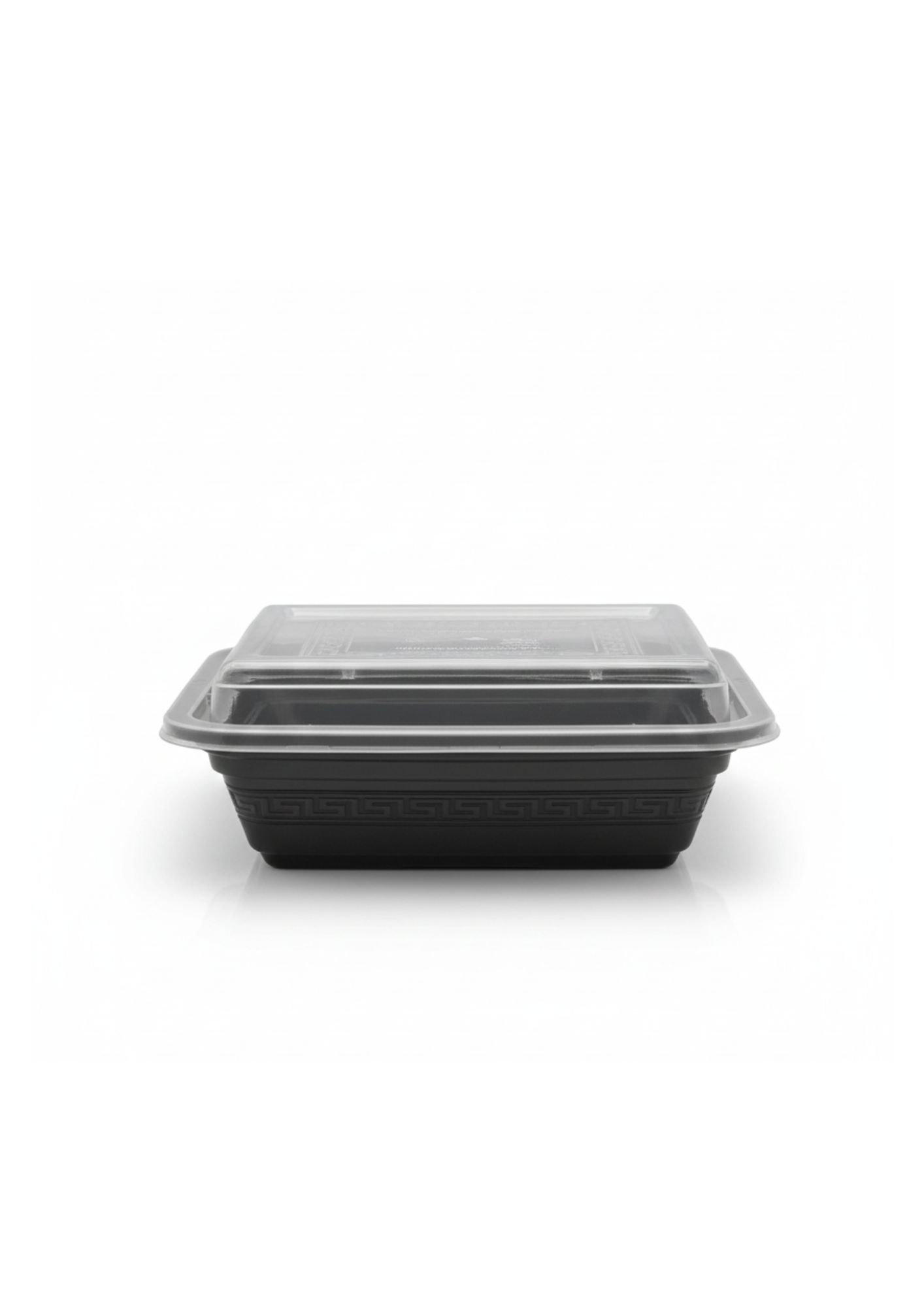 Black Rectangle Container – RE12 with lid