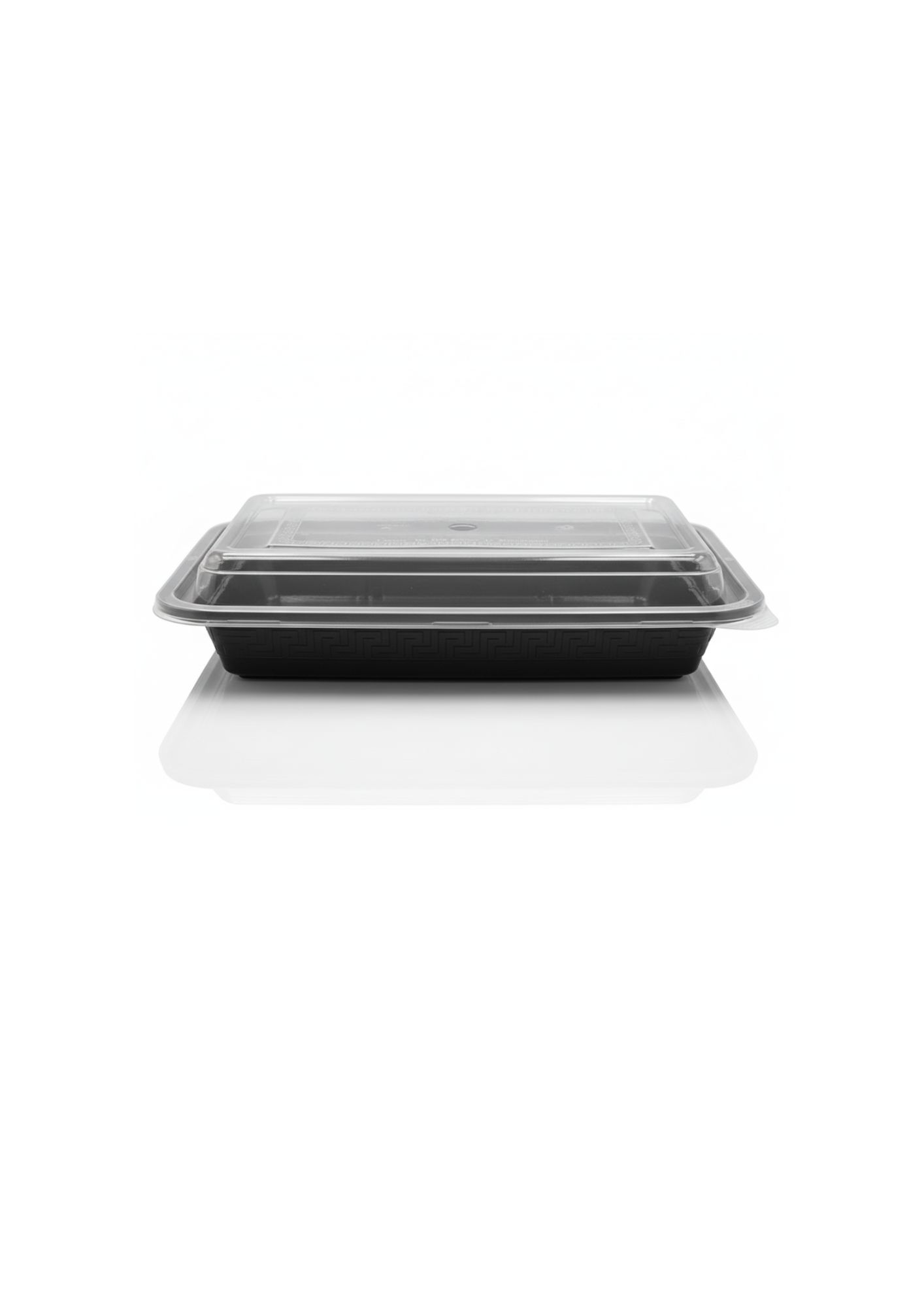 Black Rectangle Container – RE16 with lid