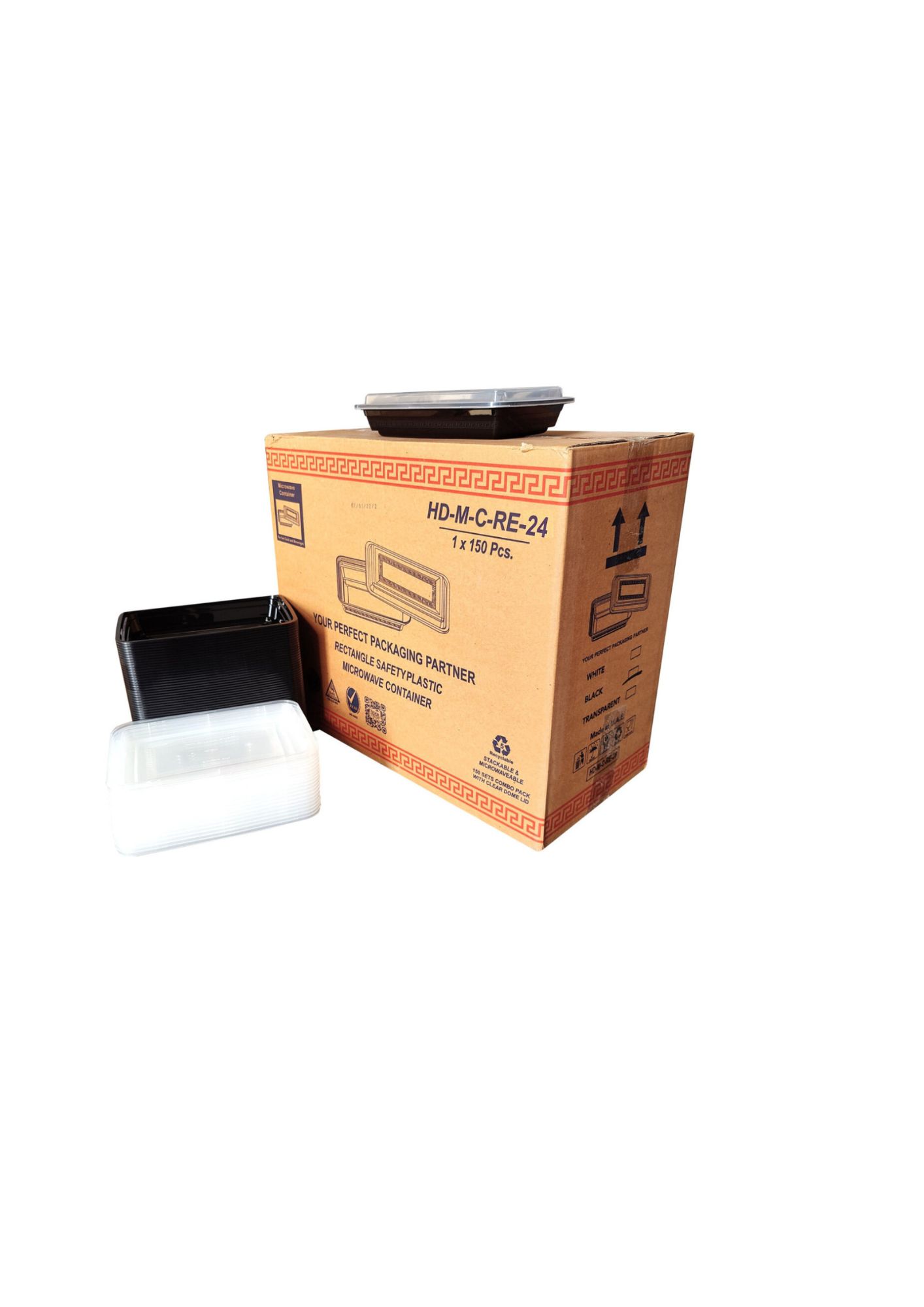 Black Rectangle Container – RE24 cartn