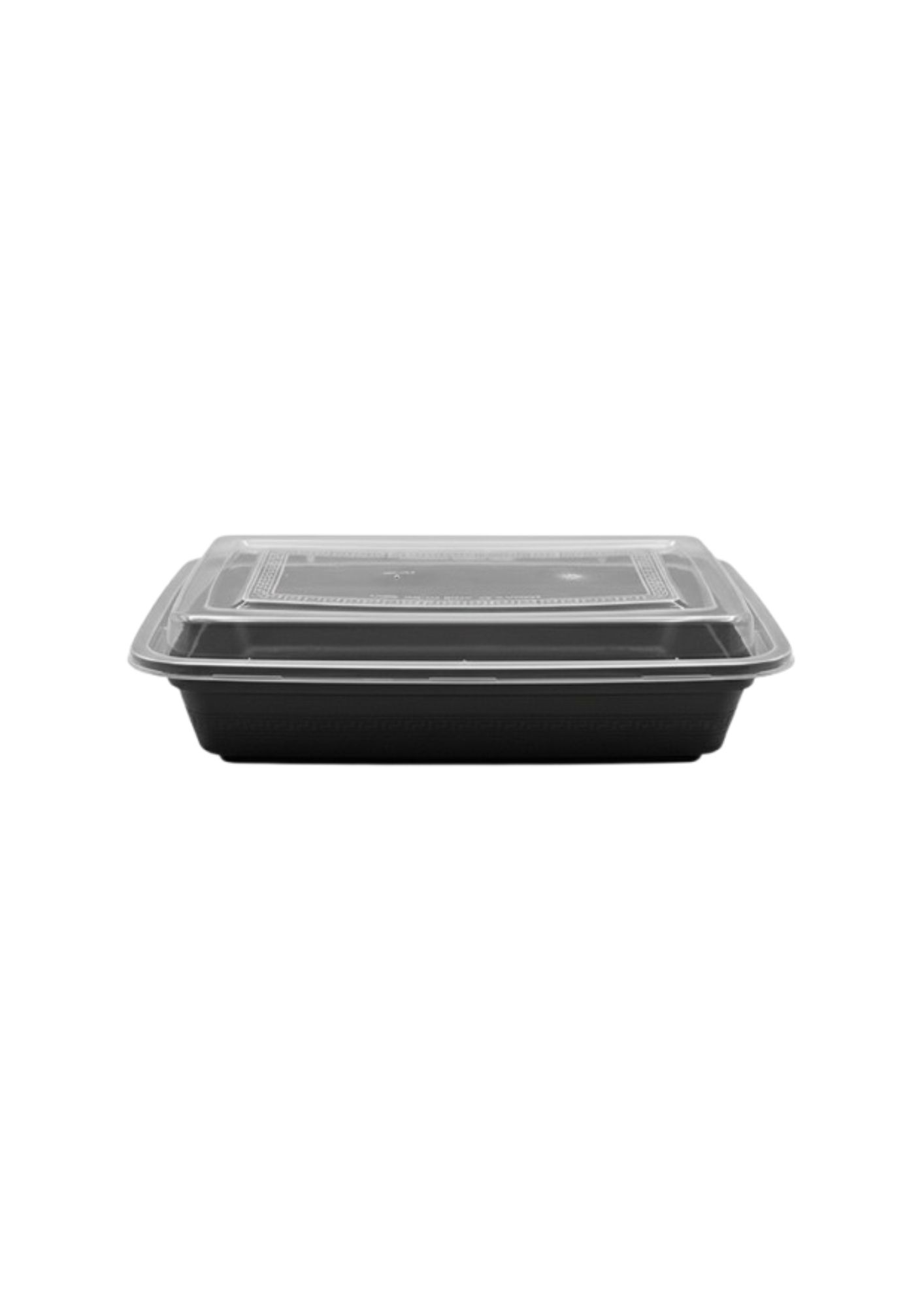 Black Rectangle Container – RE24 with lid