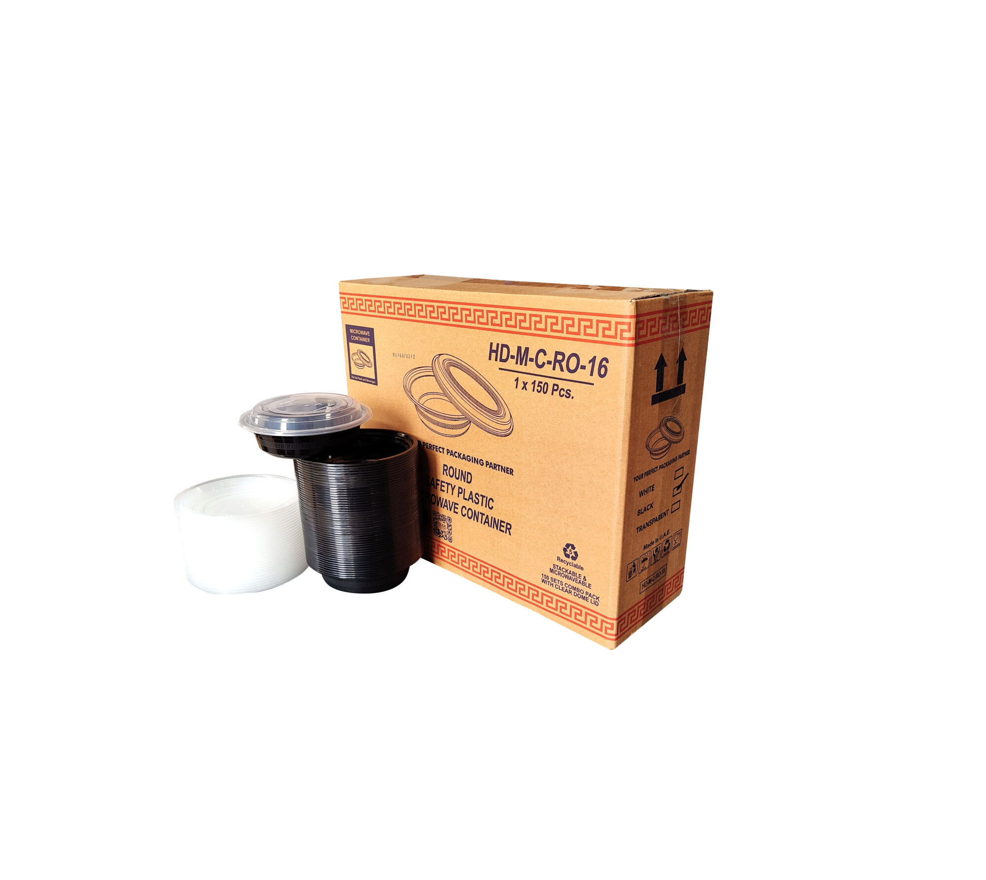 Black Round container – RO16 cart