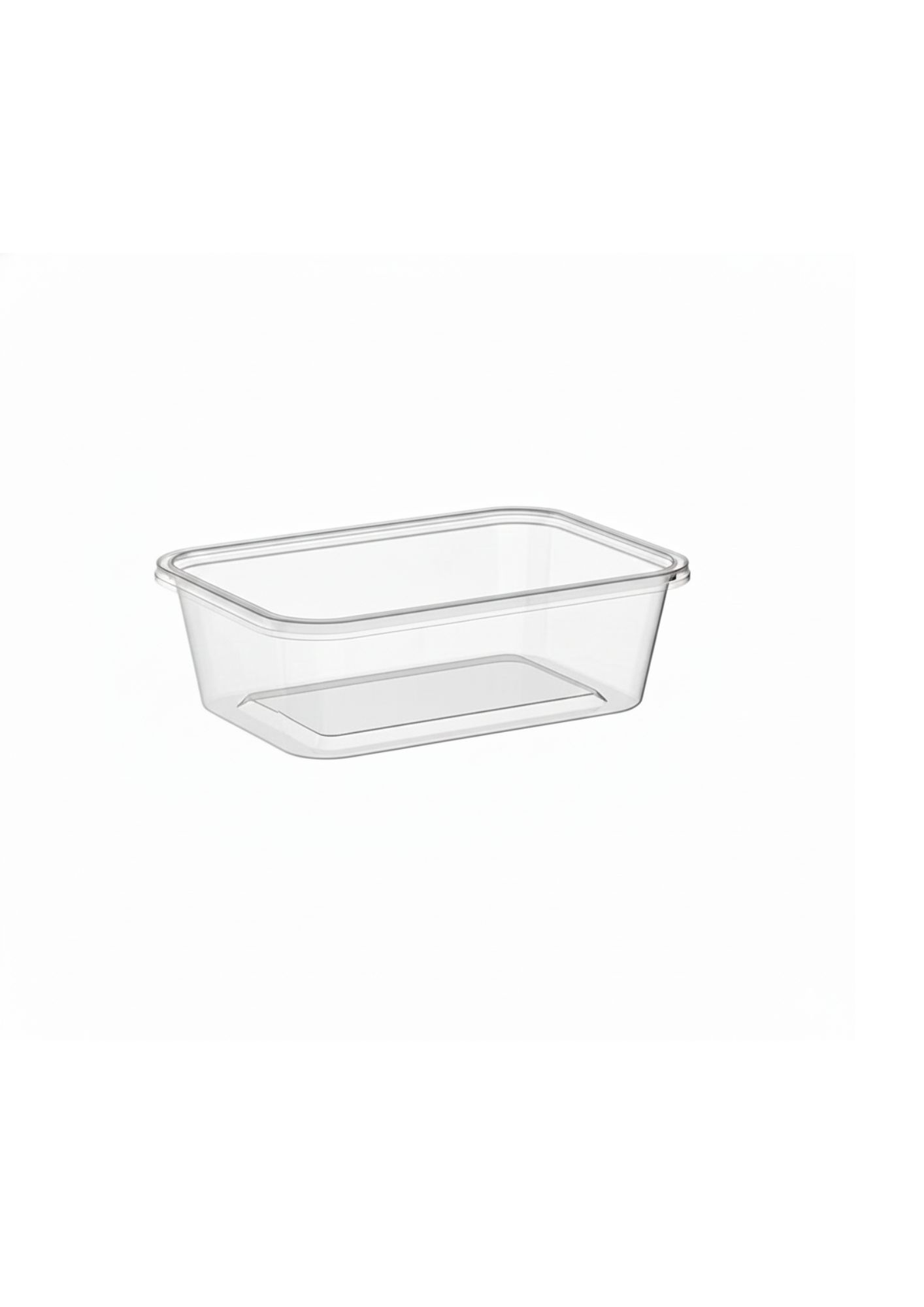 Microwave Container Clear Rectangle