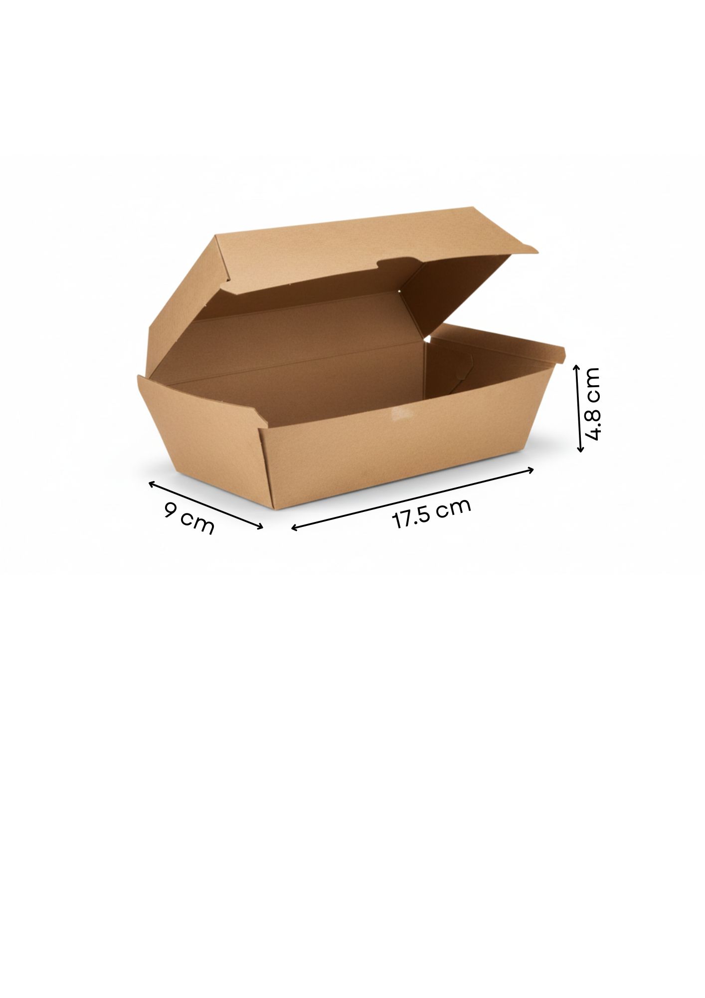 Kraft Snack Box (S) open measure