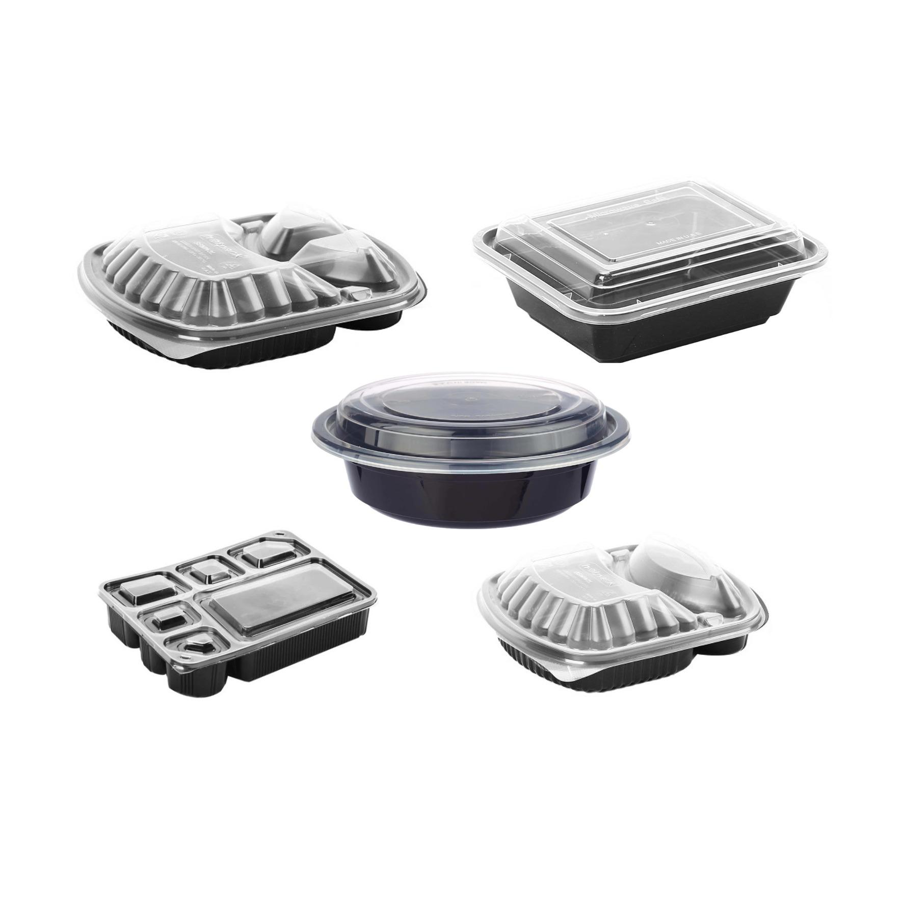 Microwave Containers- Black