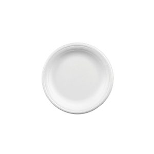 Foam Plate Plain 10" - 500 pcs (U-Pak)(25Pcs*20Pkt)