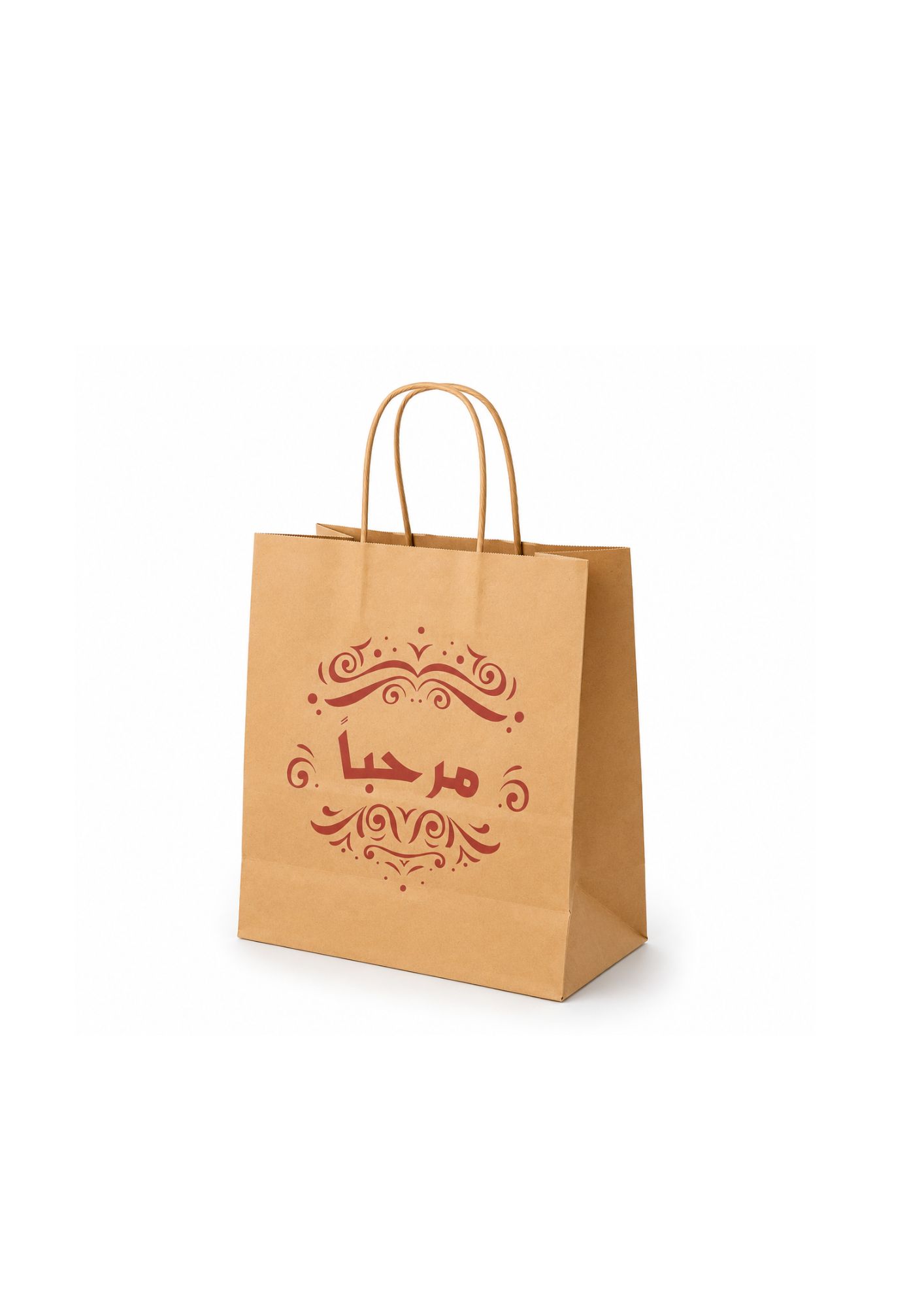 Kraft Paper Bag (232610)(Welcome)(400Pcs) back