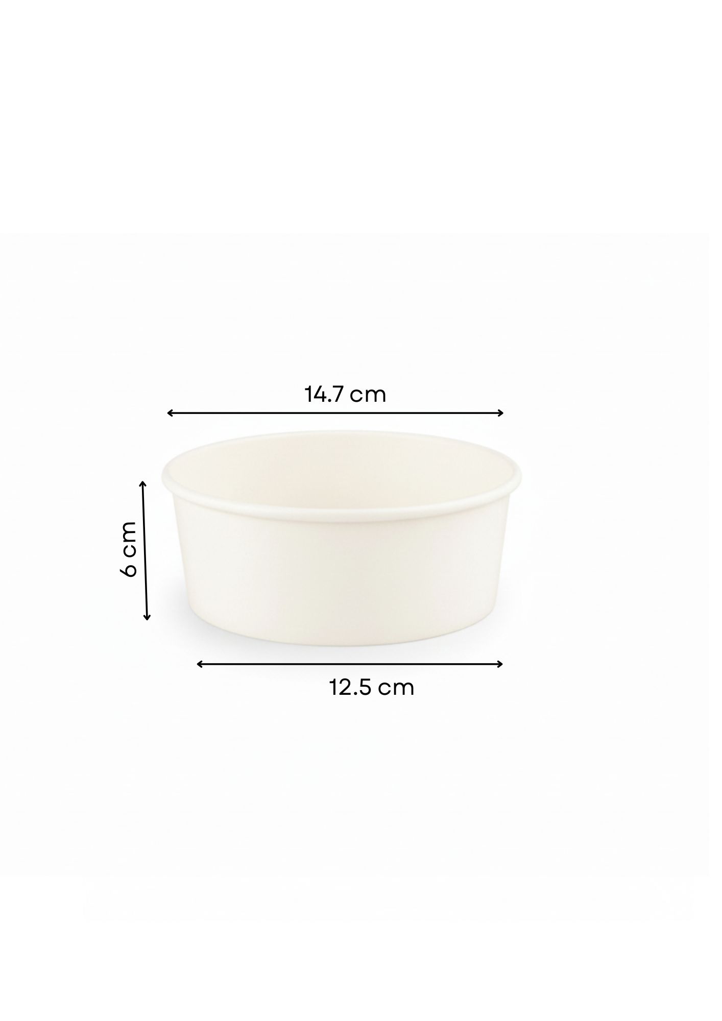 Kraft Salad Bowl750Ml WLd – Round (300Pcs) White