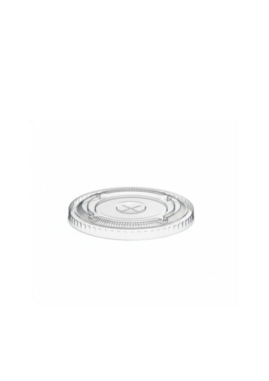 Plastic Juice Cup Flat Lid (Cosmoplast) - 12Oz/14Oz/16Oz