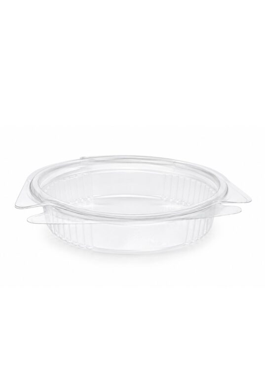 Salad Container Hinged Ovel 6 Oz (500Pcs)