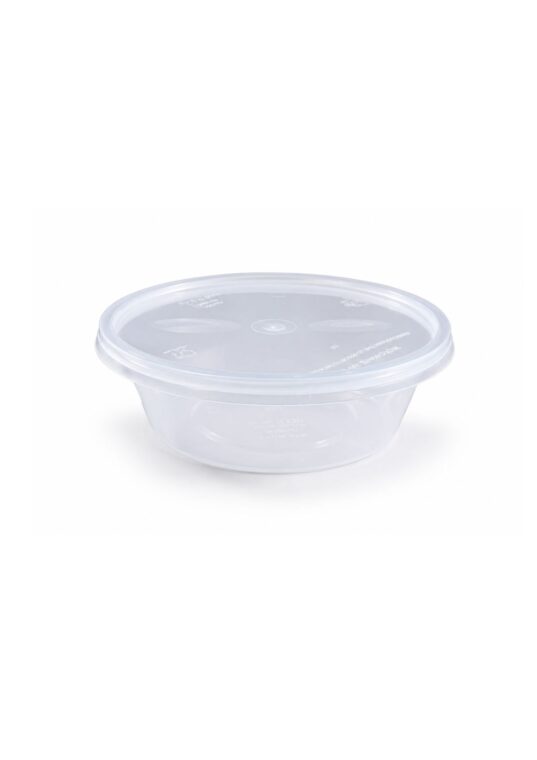 Microwave Container 225Cc W/Lid (500Pcs)