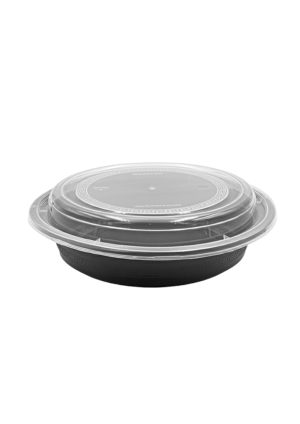 Black Round container - RO24