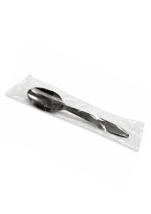 Black Spoon Single Wrapped  (1000pcs)