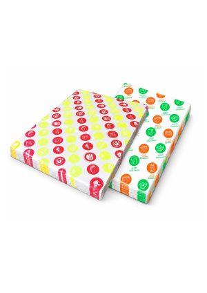 Burger Foil Green / Red