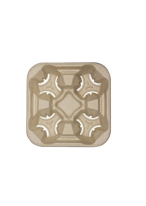 Kraft 4 Cup Holder (300Pcs)
