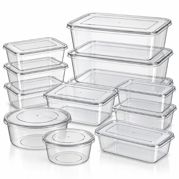 Microwave Containers- Clear