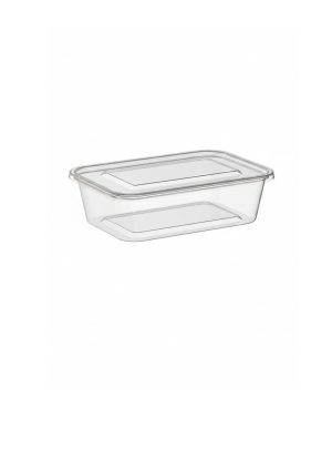 Microwave Container Clear  Rectangle - 500ml (500 Pcs)