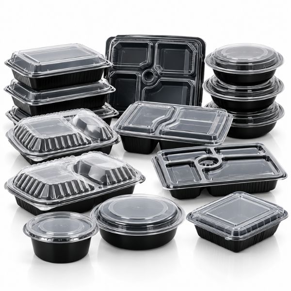 Microwave Containers- Black