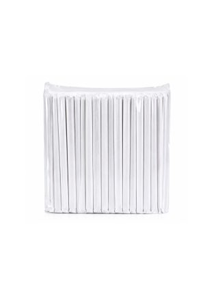 Plastic Straw Wrapped 6mm - 1 Pkt